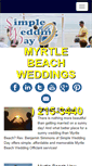 Mobile Screenshot of myrtlebeachsimpleweddingday.com